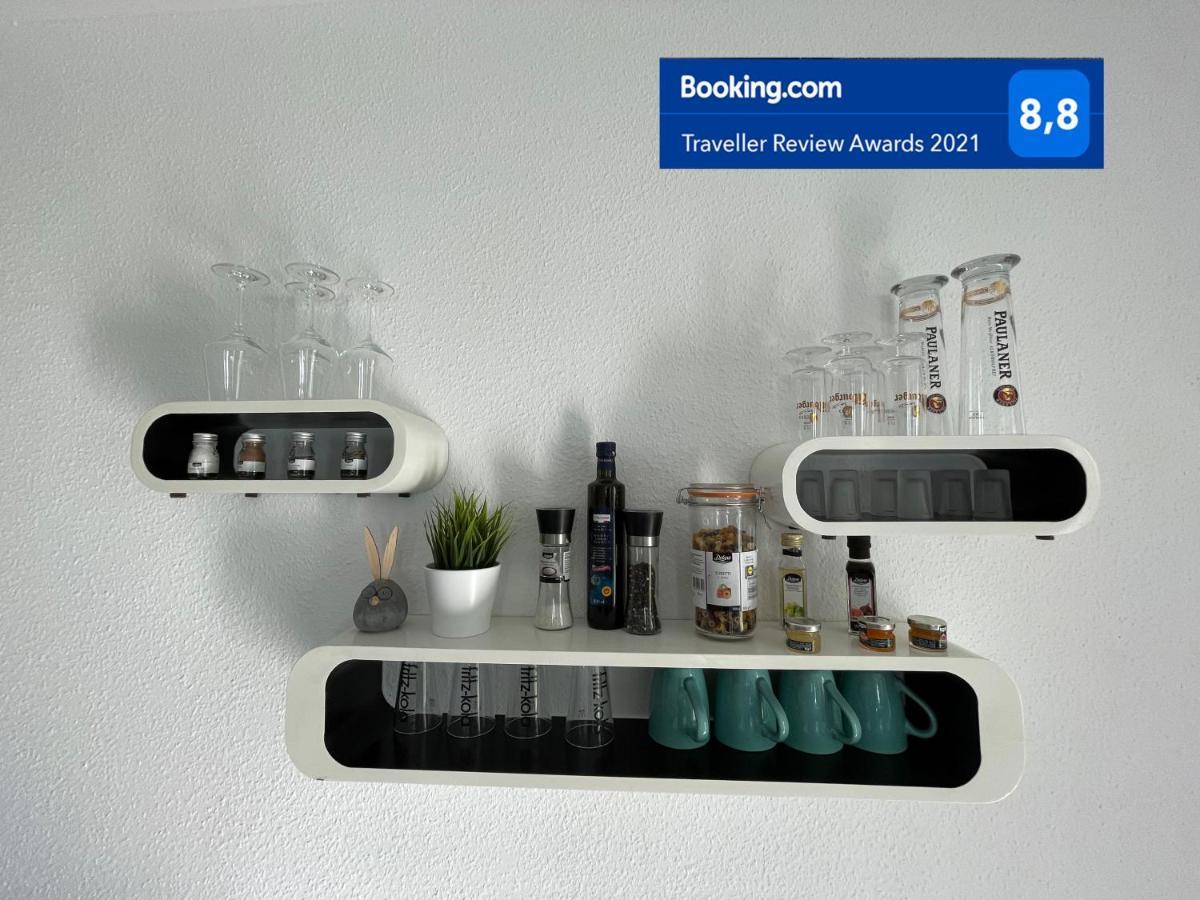W1 - Kontaktloser 24H Check In, W-Lan, Netflix, Parkplatz, Kueche, Boxspring-Bett Bückeburg Esterno foto